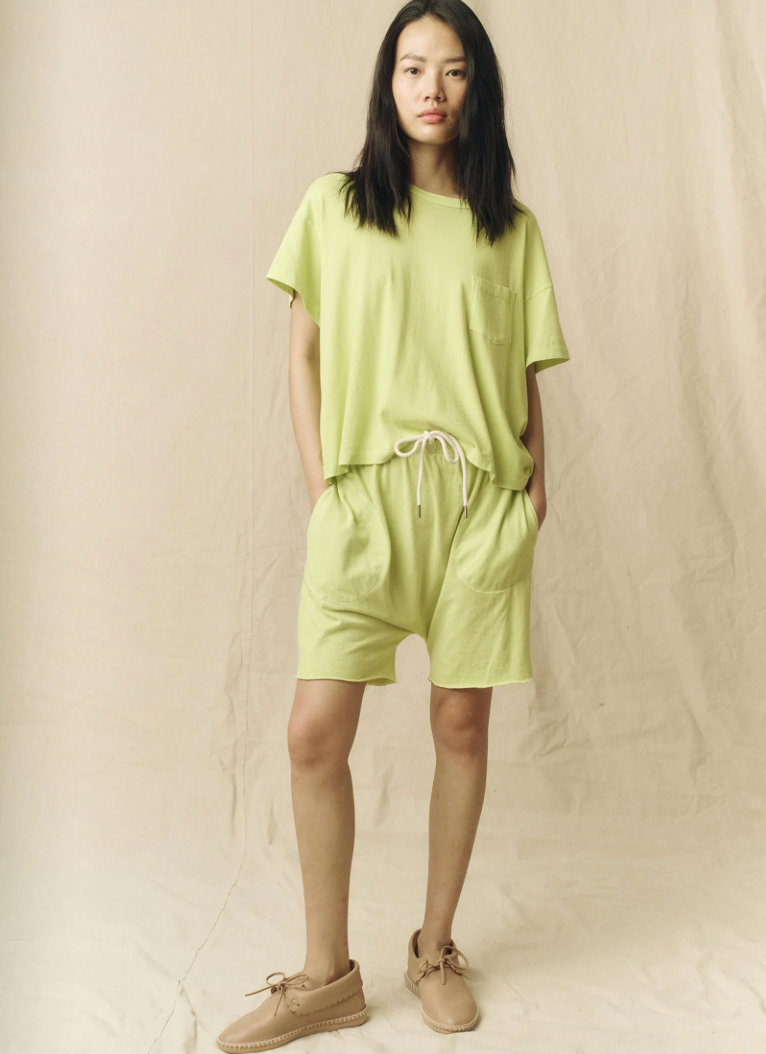 The Pocket Tee  - Lime Zest