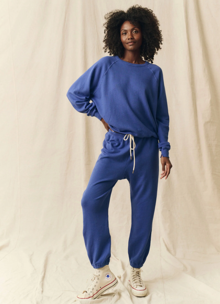 The Stadium Sweatpant Cambridge Blue ERIN CO