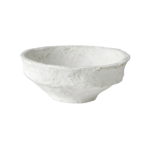 Large Sculptural Bowl - white