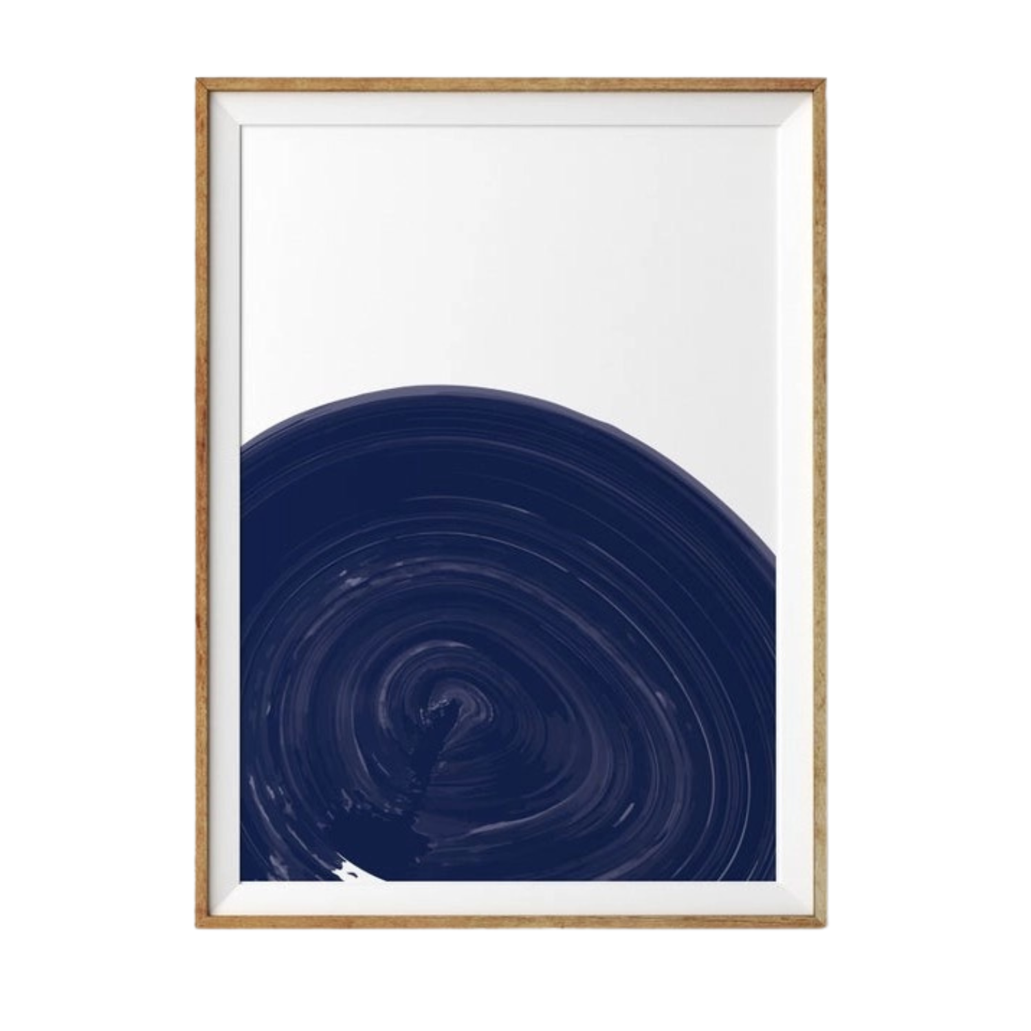 Big Wave Print - Dark Blue
