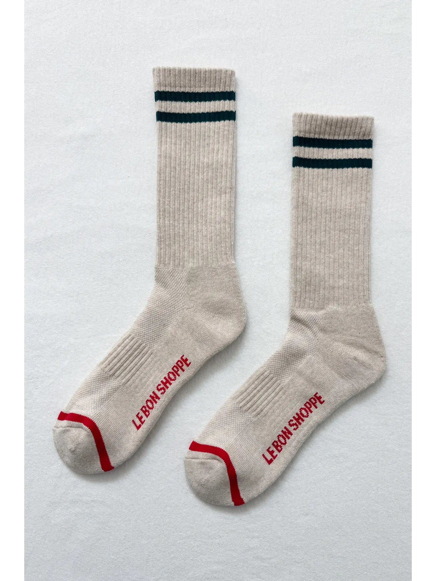 Extended Boyfriend Socks - Oatmeal