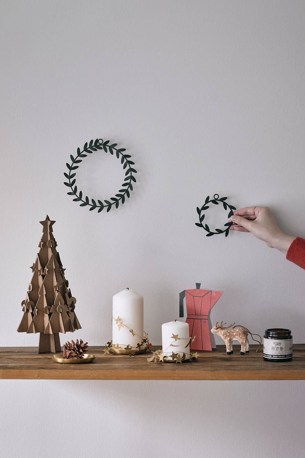 Olive Wreath - Large/Green