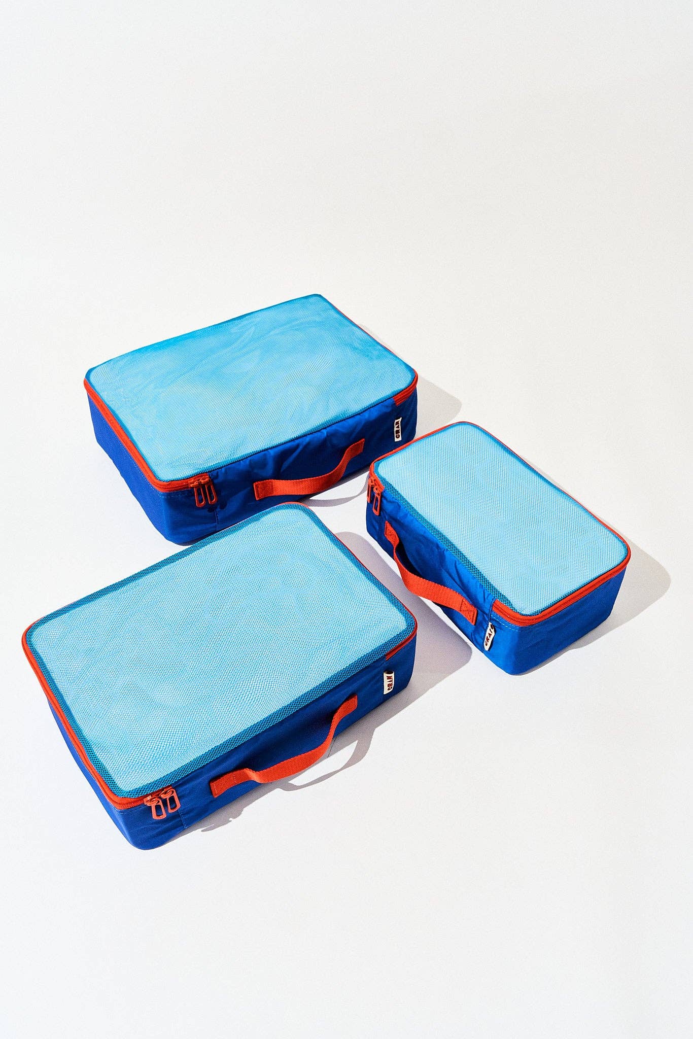 Set of 3 Packing Cubes - Pacific Blue