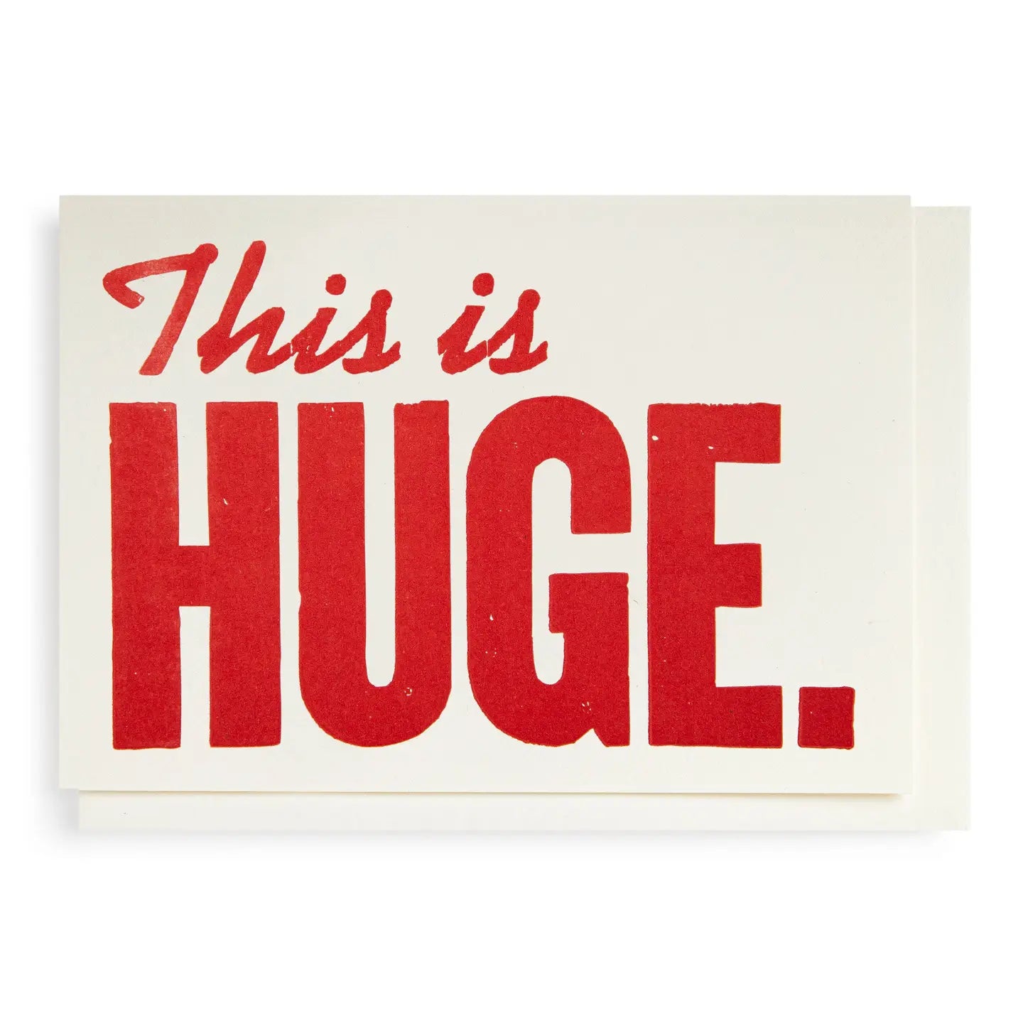 This is Huge - Single Notelet Card (Copy)