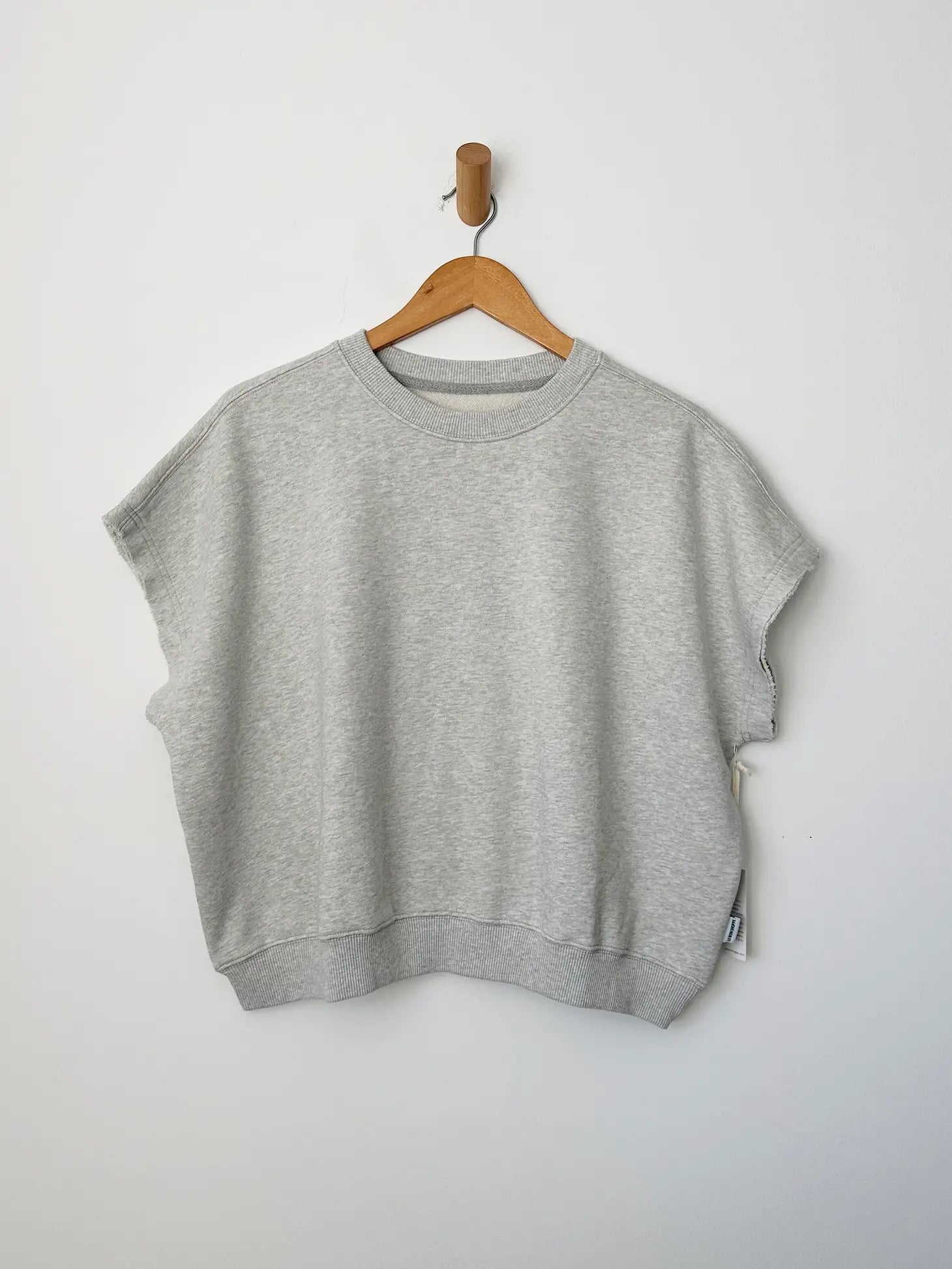 Sophie Top - French Terry/Heather Gray