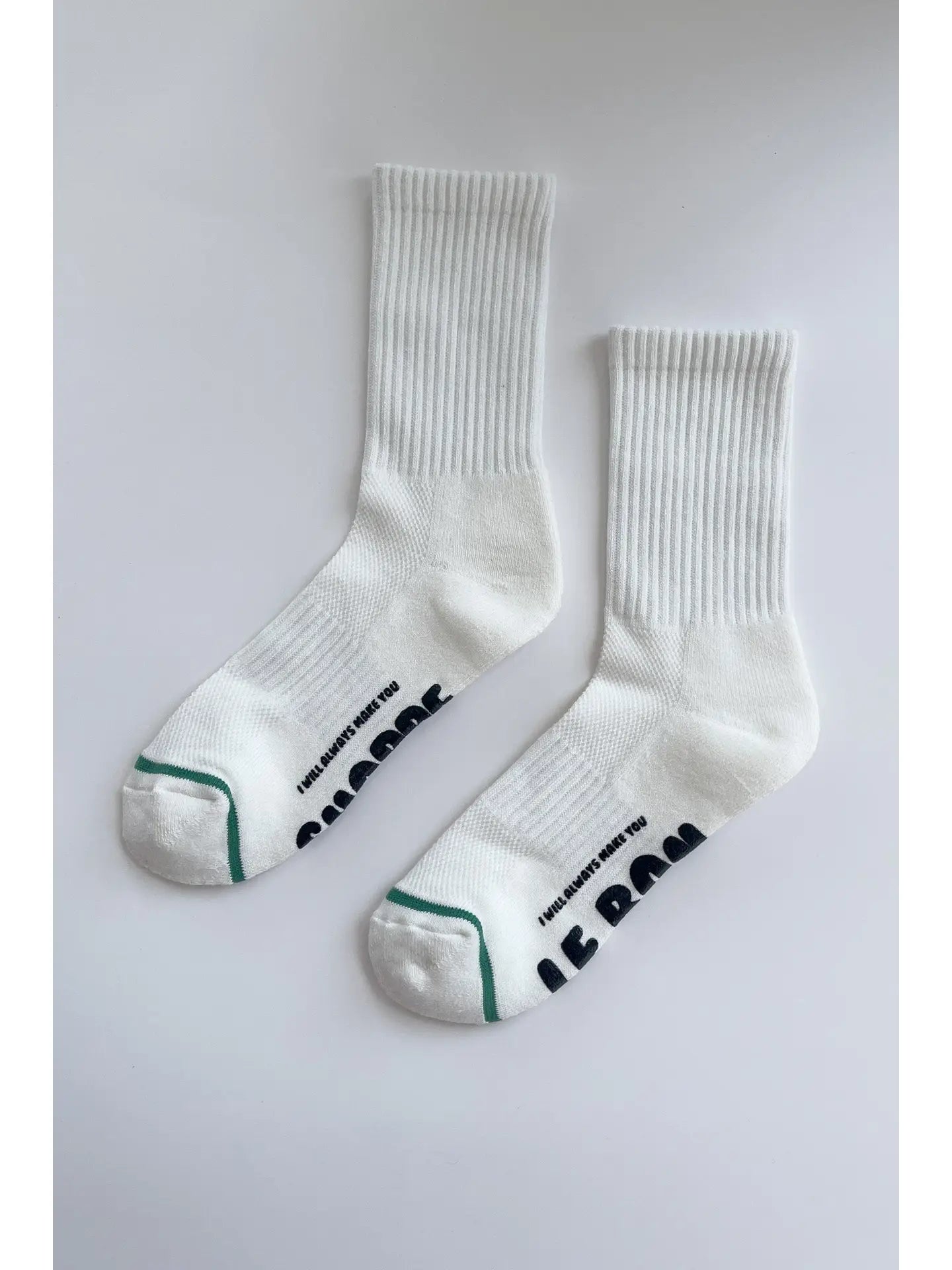 Hugger Sock - White