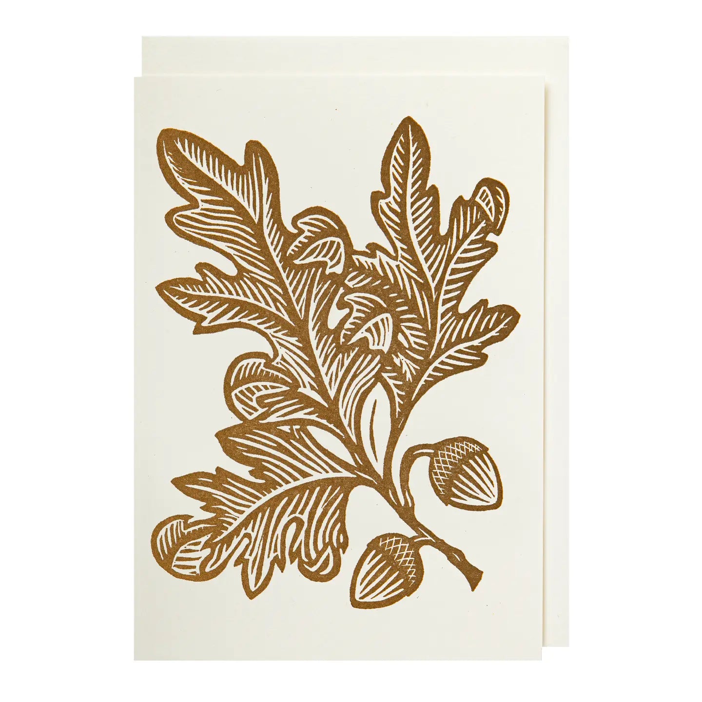 Acorns - Single Notelet Card