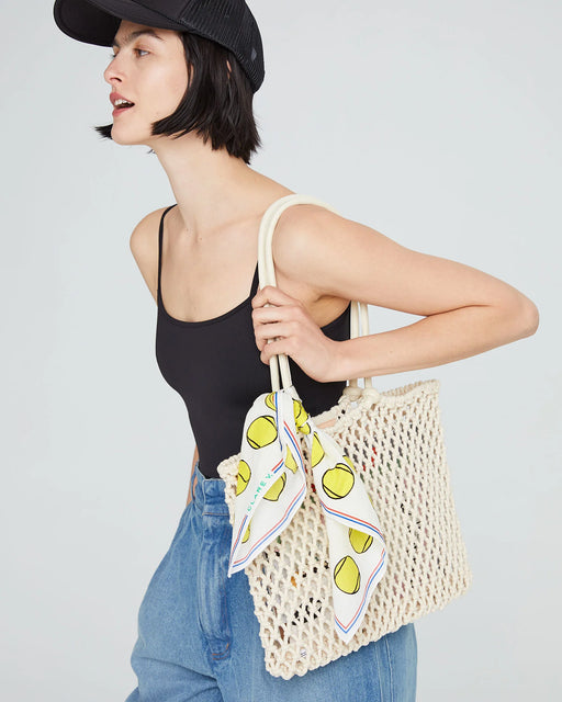 Clare V, Bags, Clare V Sandy Woven Tote In Yellow