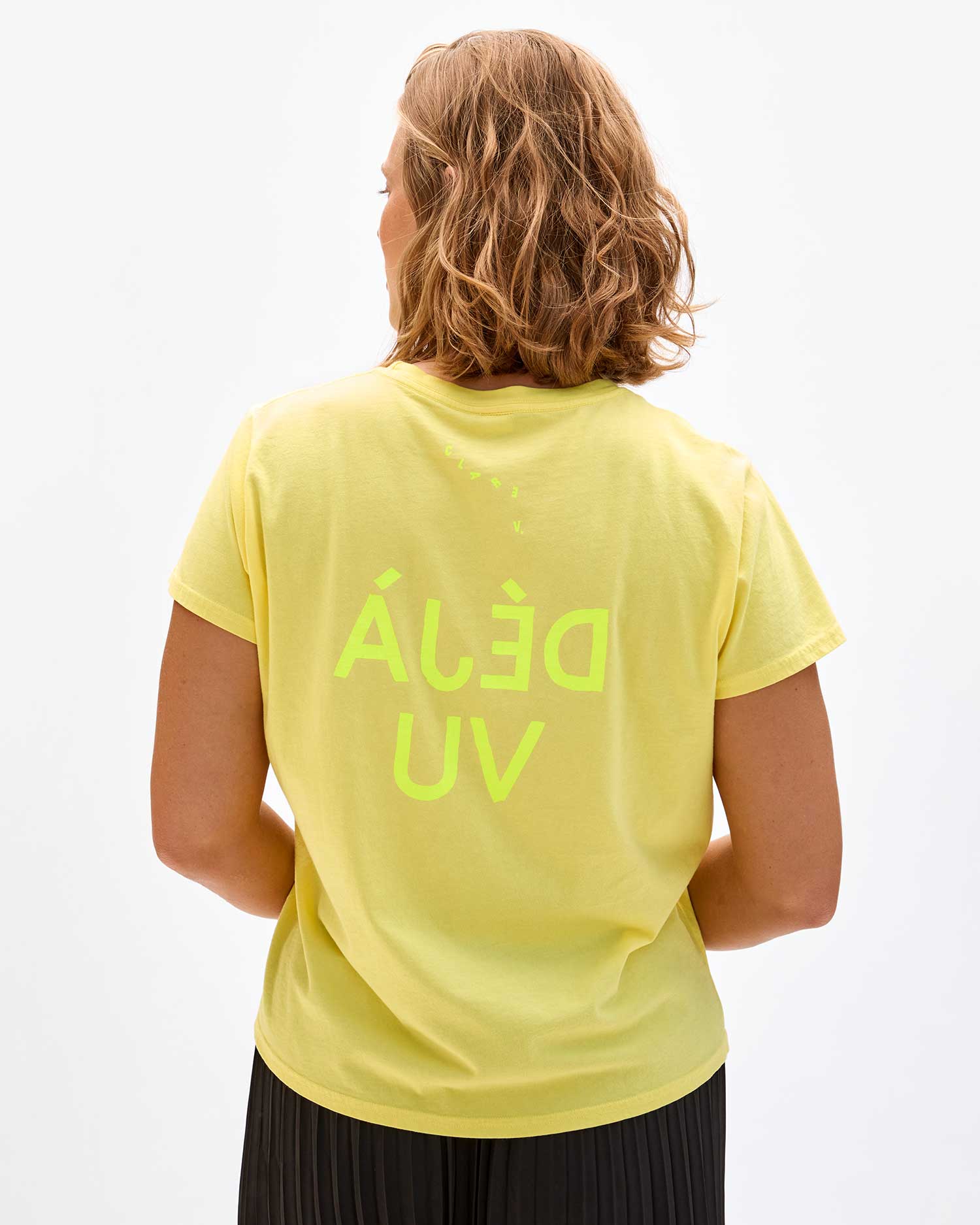 Classic Tee - Butter w/ Neon Yellow Déjà Vu