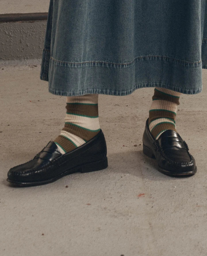 The Collegiate Sock - Green