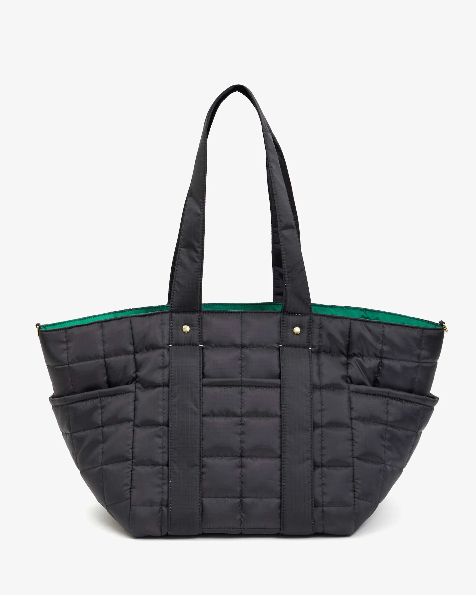 Le Box Tote Sportive- Black Quilted