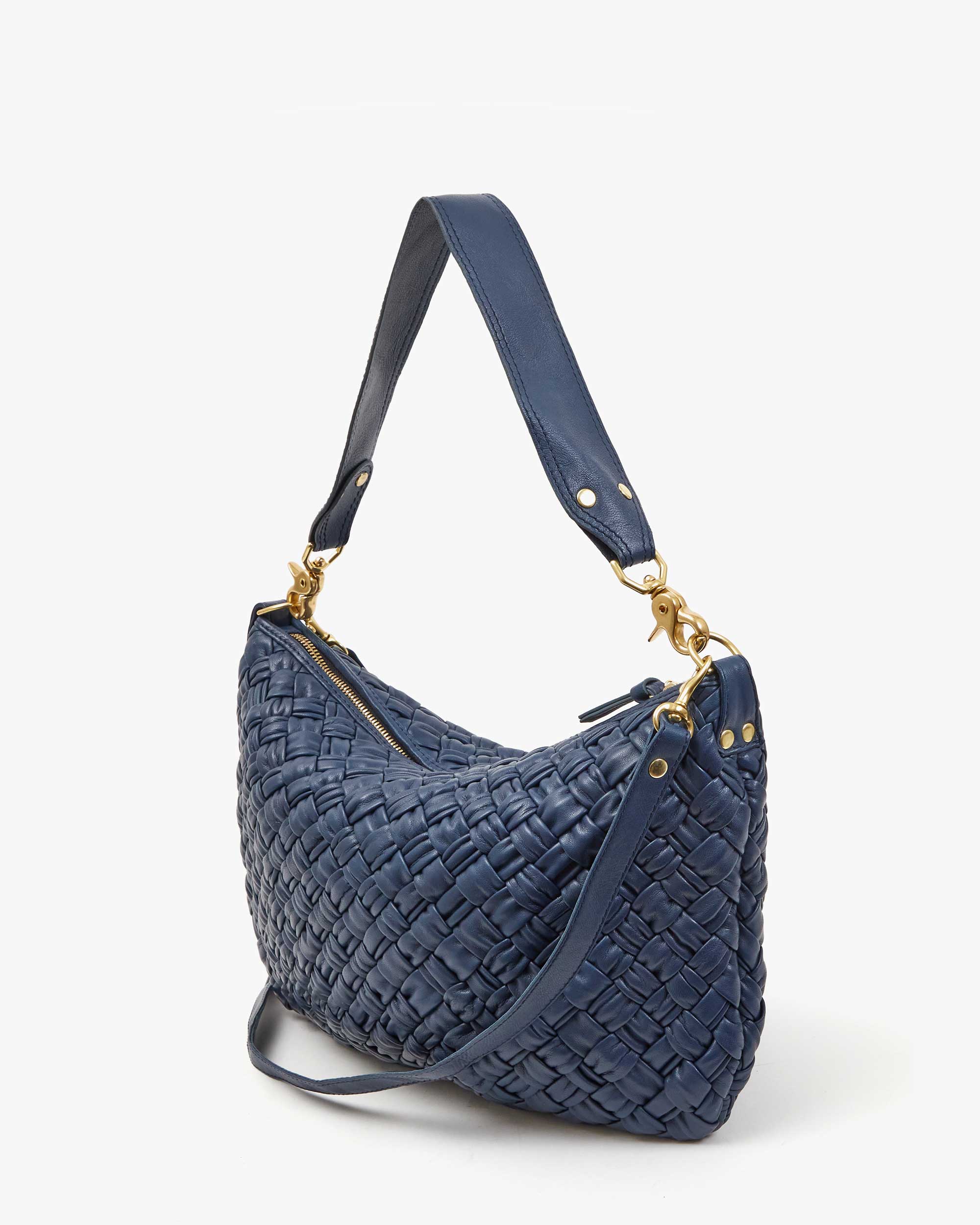 Moyen Messenger - Bright Navy Puffy Woven