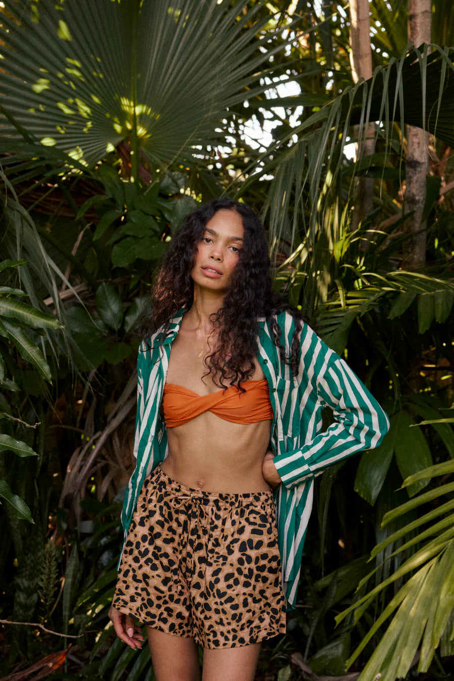 Jasper Short - Leopard Cotton