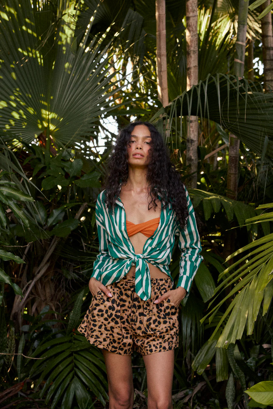 Jasper Short - Leopard Cotton