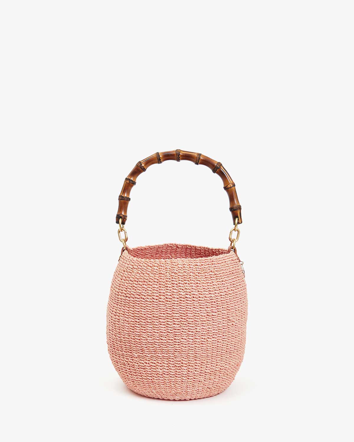 Pot De Miel with Bamboo Handle - Blush