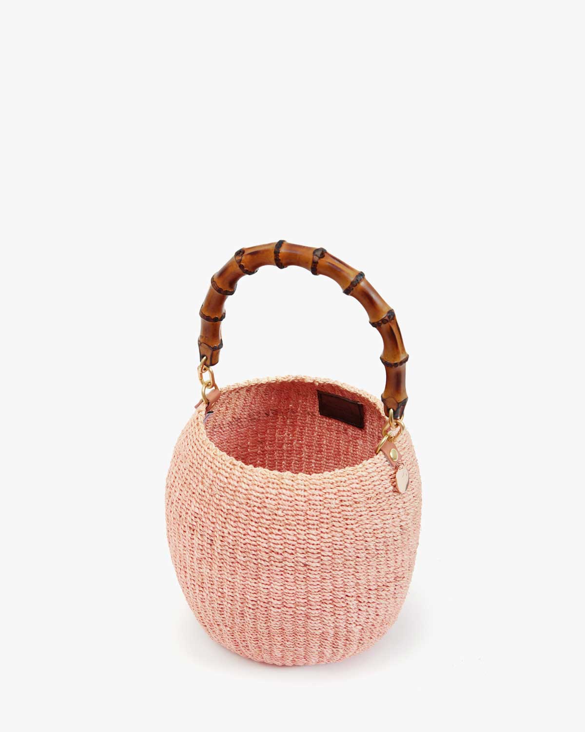 Pot De Miel with Bamboo Handle - Blush