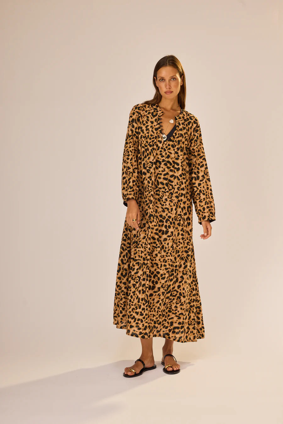 Fiore Maxi - Leopard Cotton