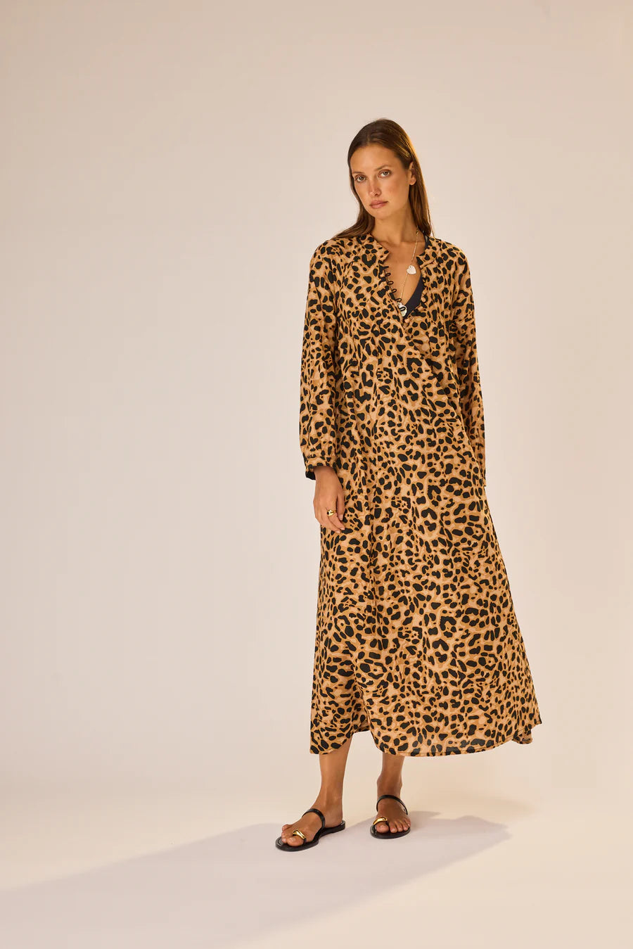Fiore Maxi - Leopard Cotton