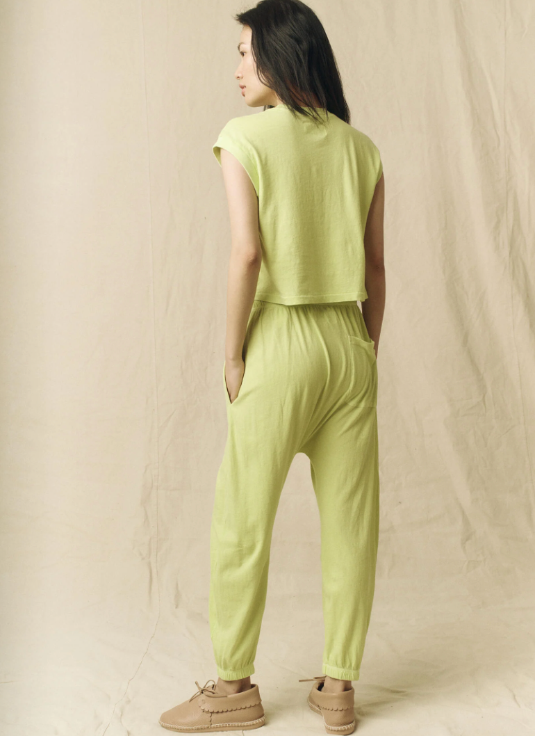 The Square Tee - Lime Zest