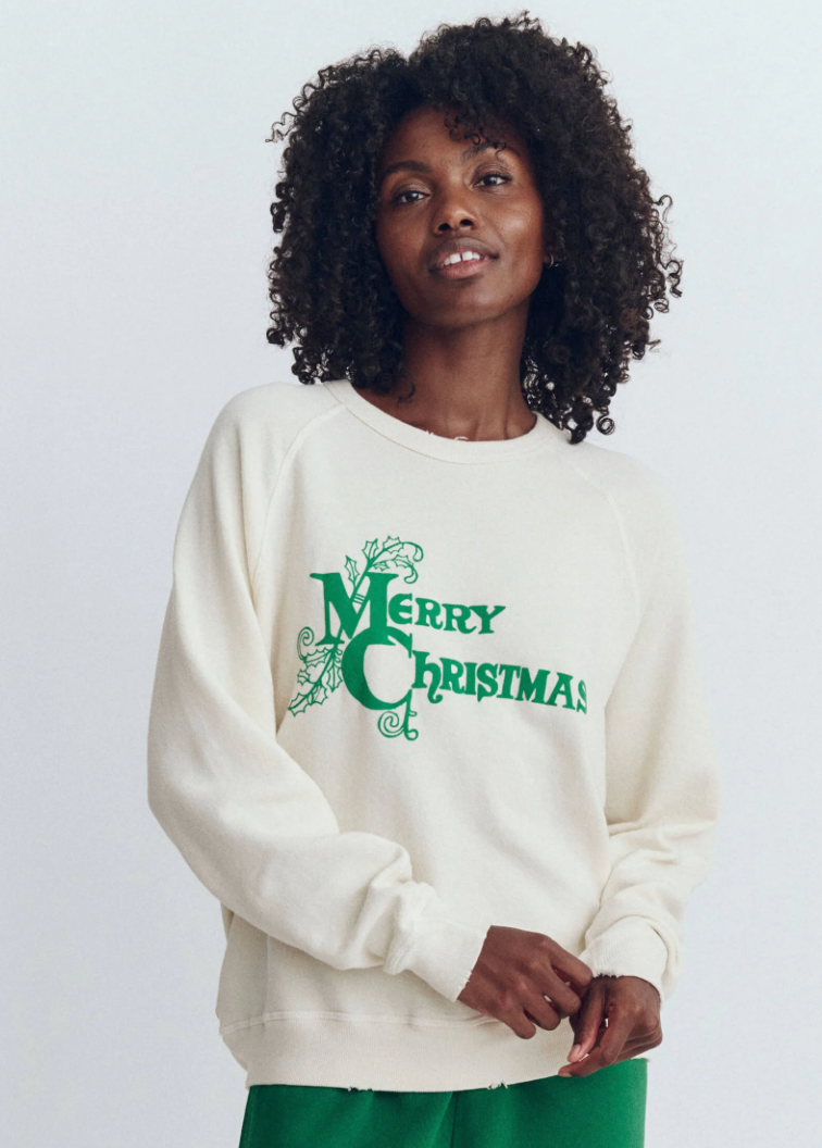 The College Sweatshirt - Merry Christmas Graphic