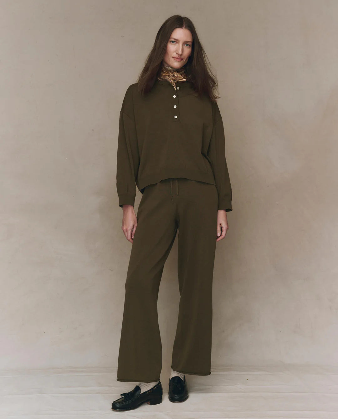 The Henley Sweater - Army