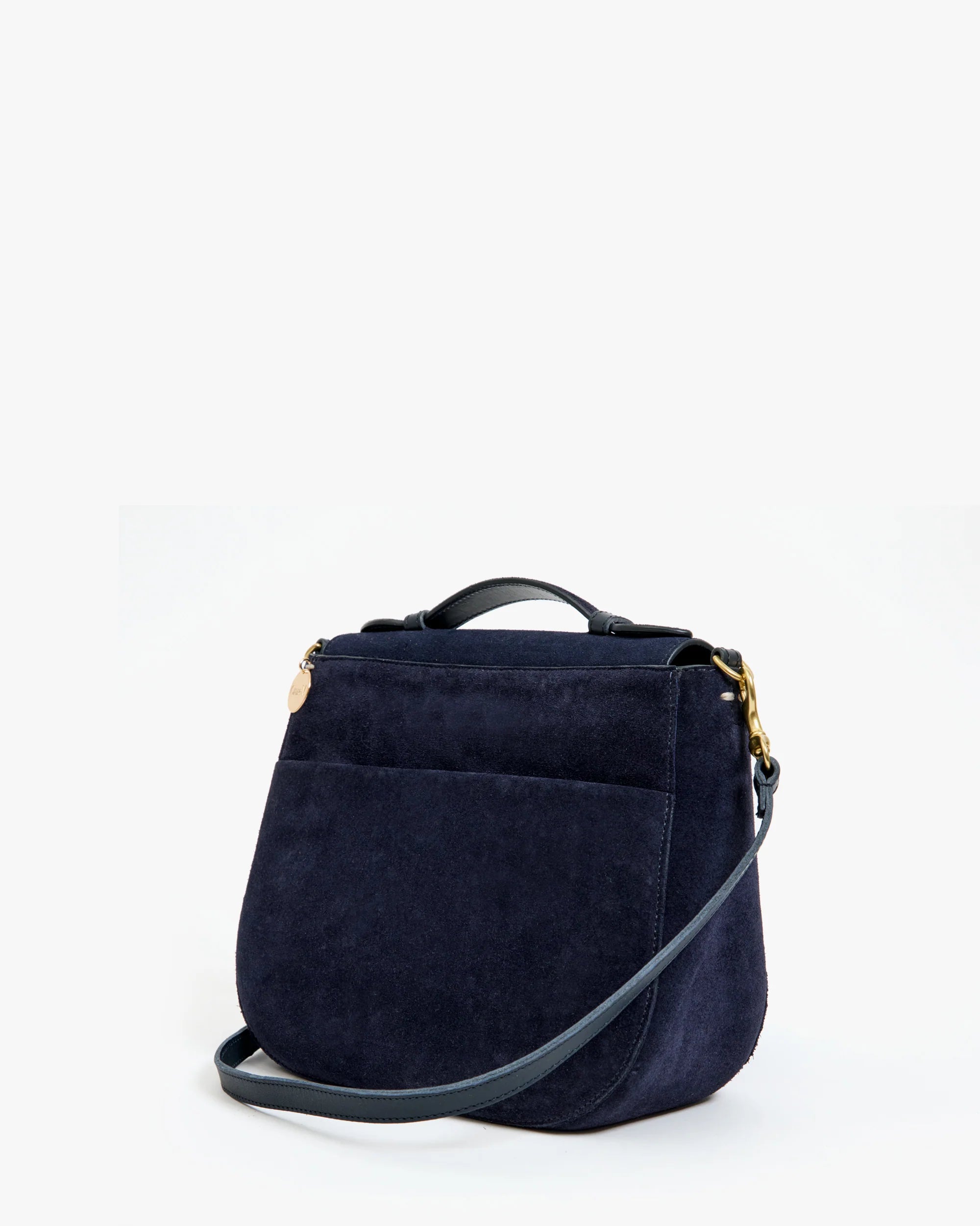 Turnlock Louis - Navy Suede