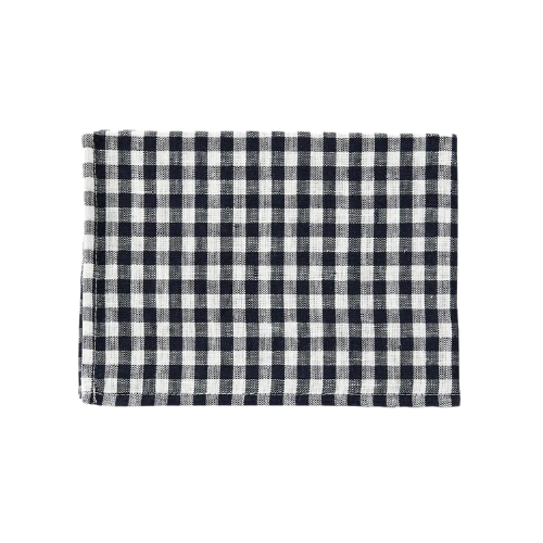 Kitchen Towel in Navy + White Check