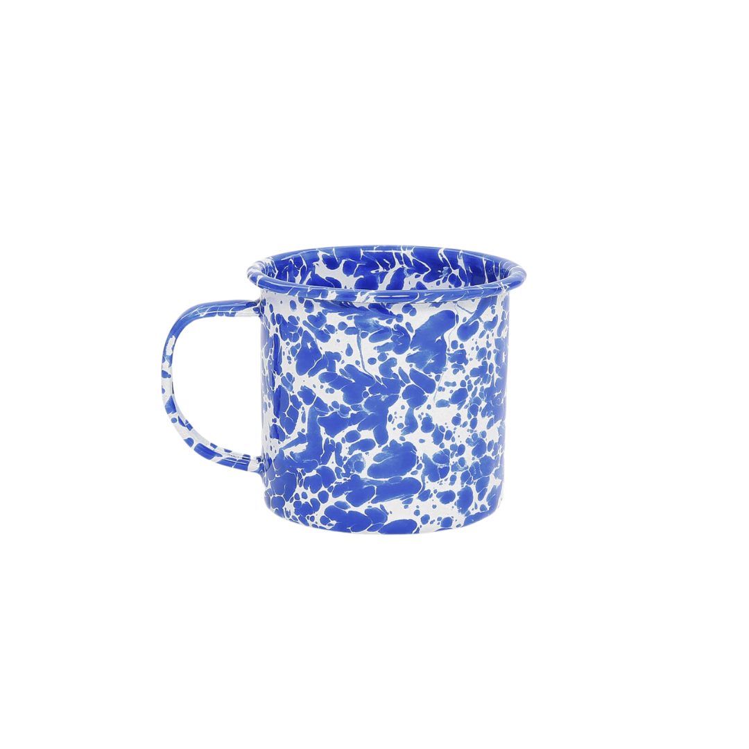 Enamel Mug - Blue Splatter