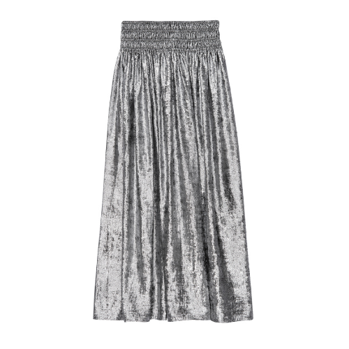 The Viola Skirt - Silver