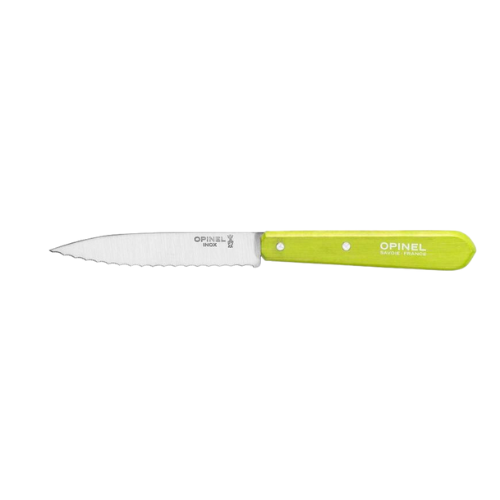 Opinel Serrated Knife - Apple Green