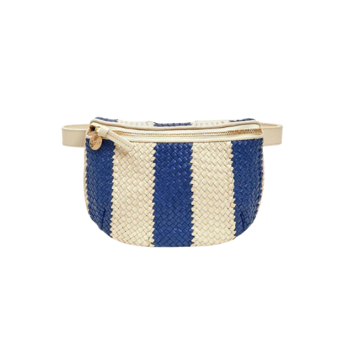 Clare V. Les Sardines Neoprene Trucker Beach Tote in Navy w/ Cream - Bliss  Boutiques