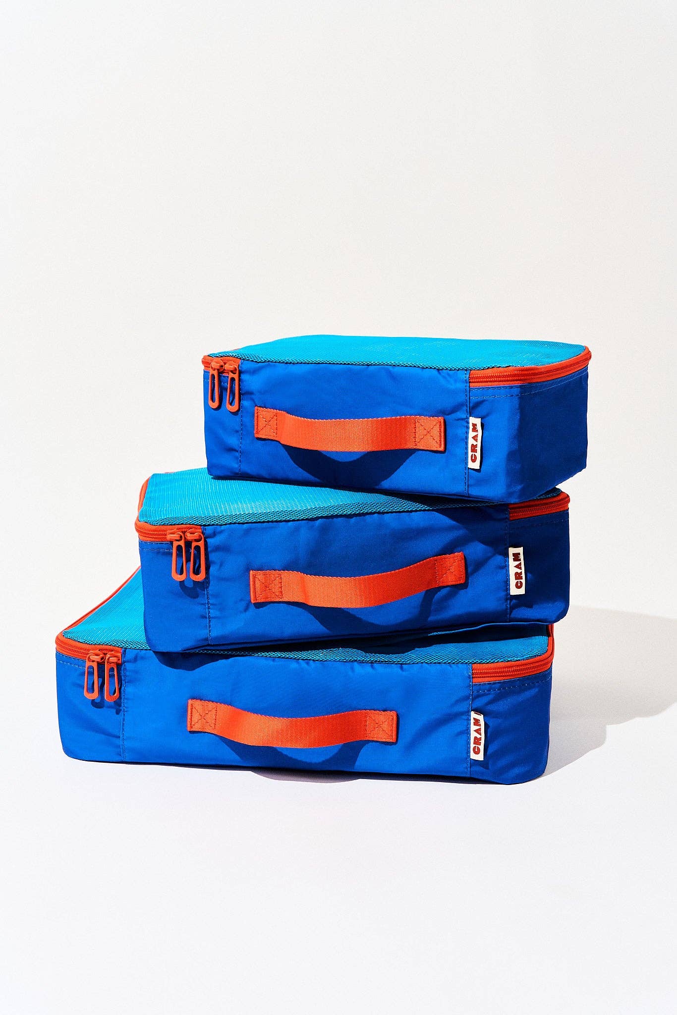 Set of 3 Packing Cubes - Pacific Blue