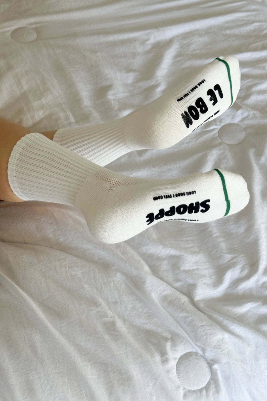 Hugger Sock - White