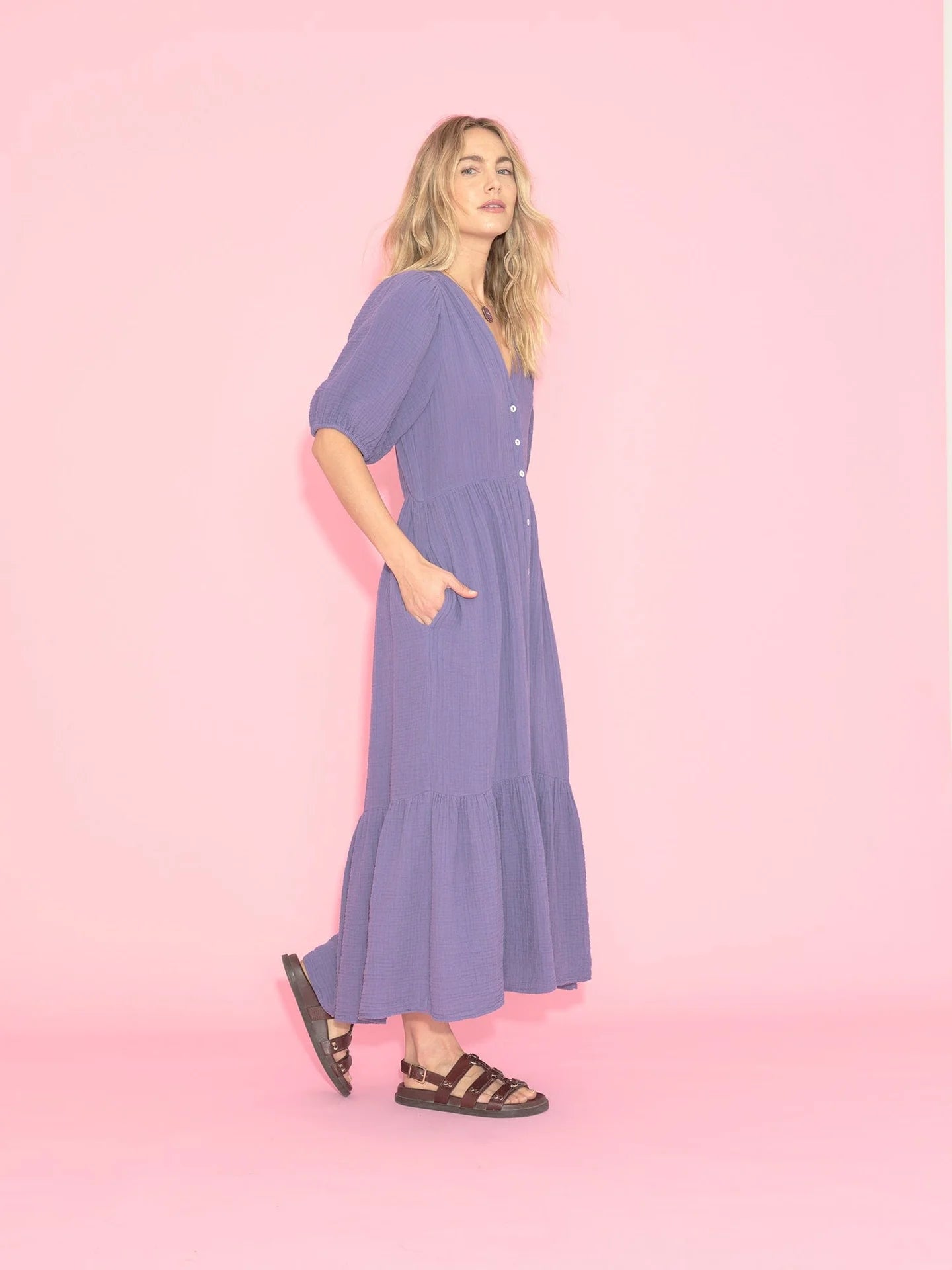 Lennox Dress - Skipper Blue