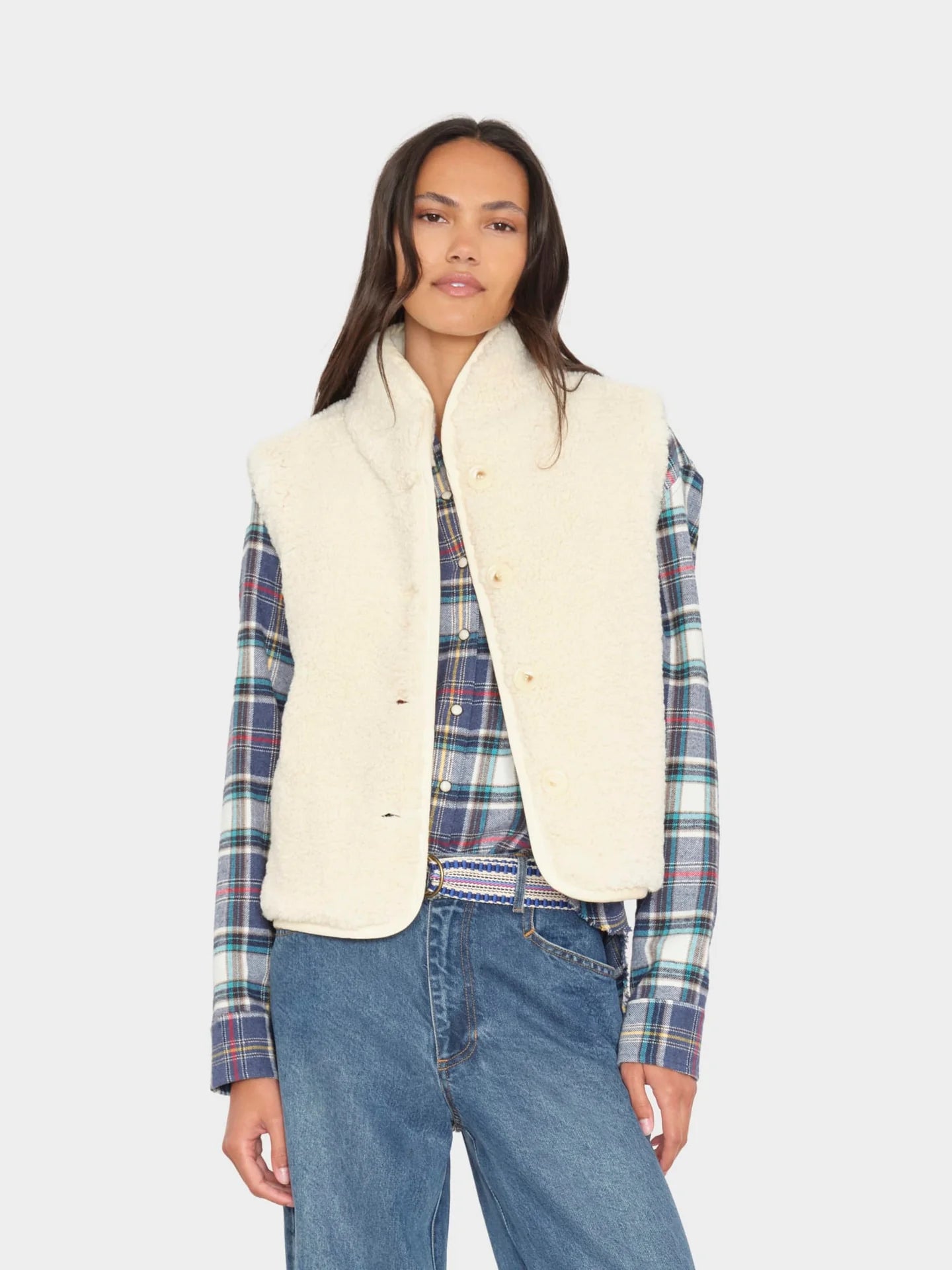 Kensi Vest - Cream