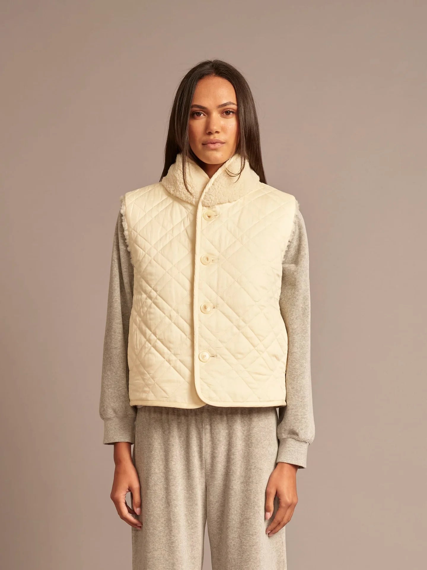 Kensi Vest - Cream