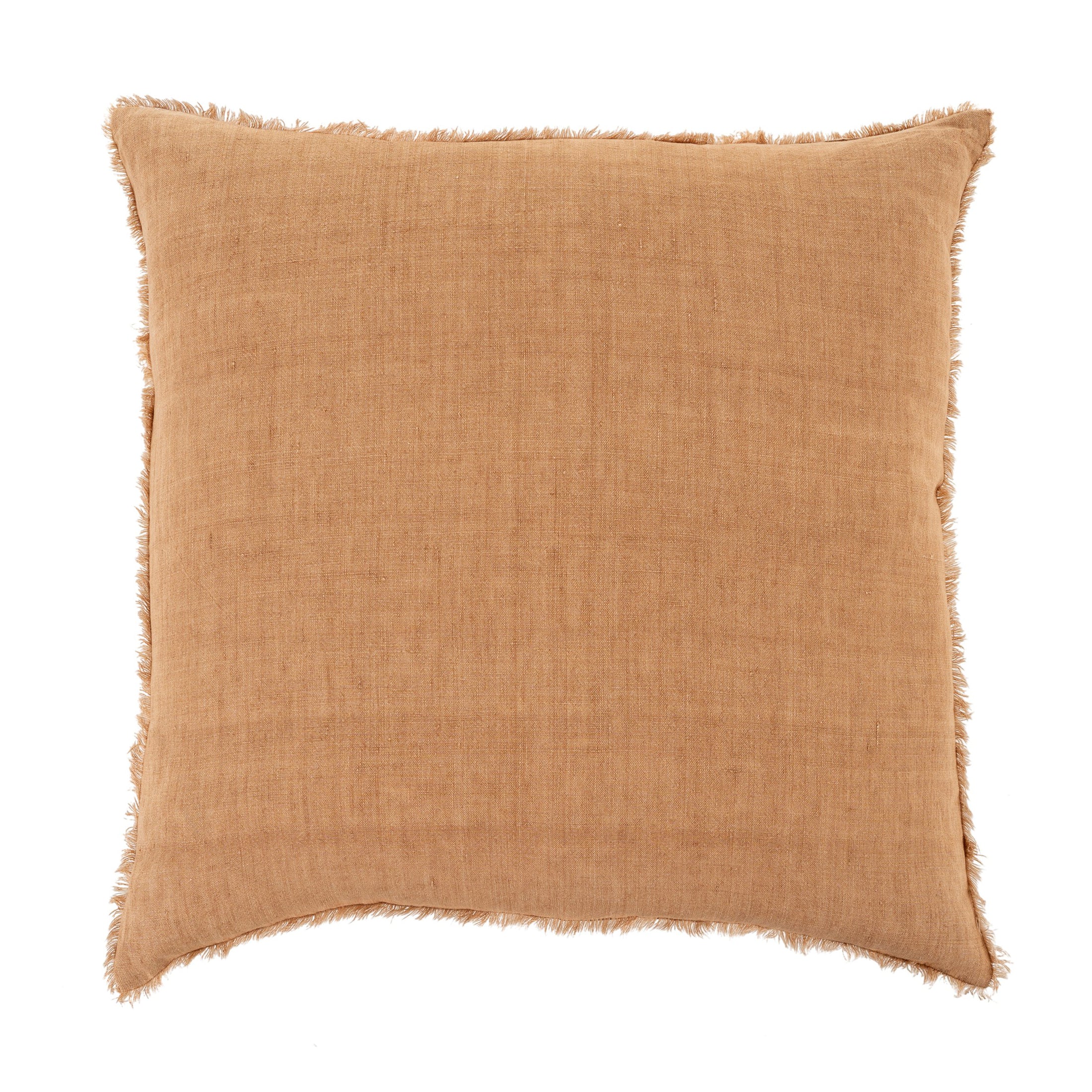 Lina Linen Pillow in Terracotta