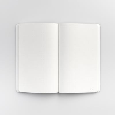 Embossed Softcover Notebook - White