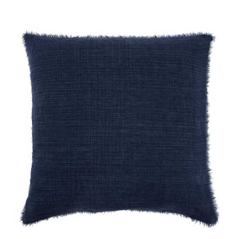 Lina Linen Pillow in Cobalt