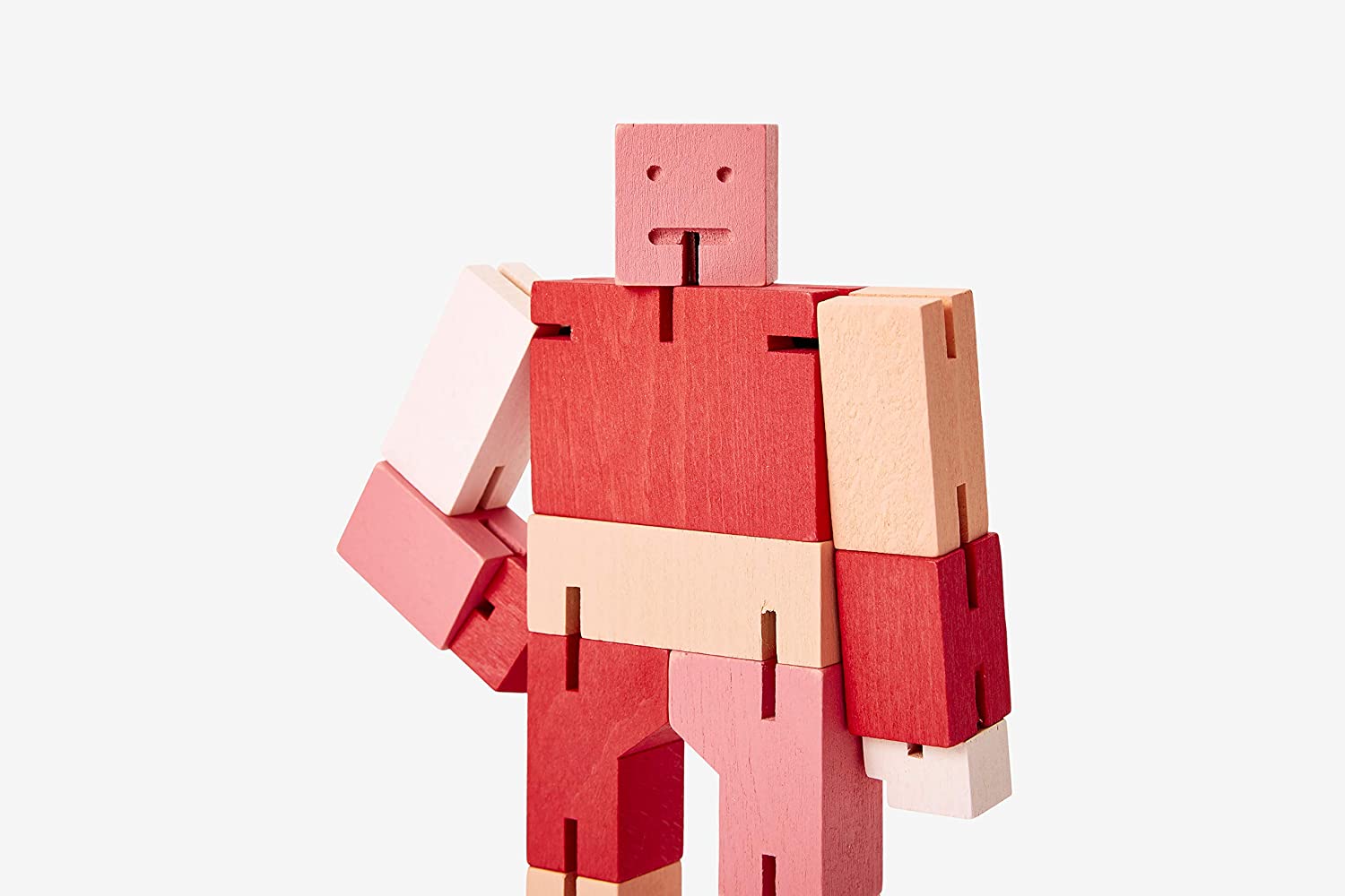 Small Cubebot in Multi Red