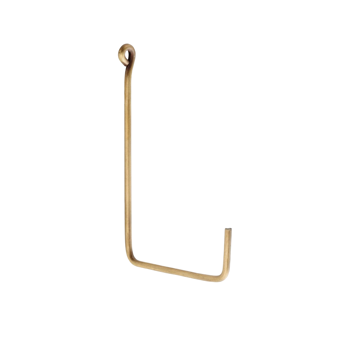 Medium Brass Single Hook