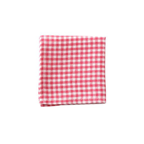 Handkerchief in Red/White Check
