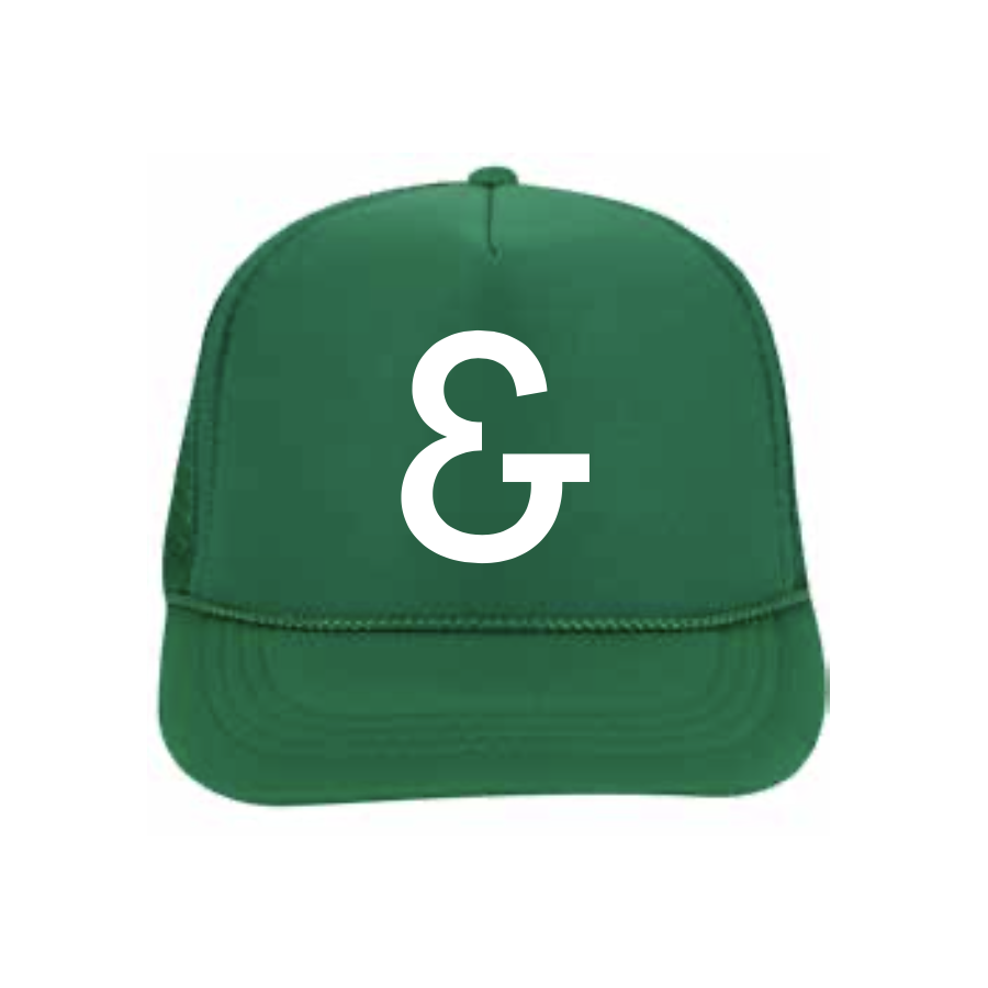 ERIN & CO Kids Trucker Hat - Green