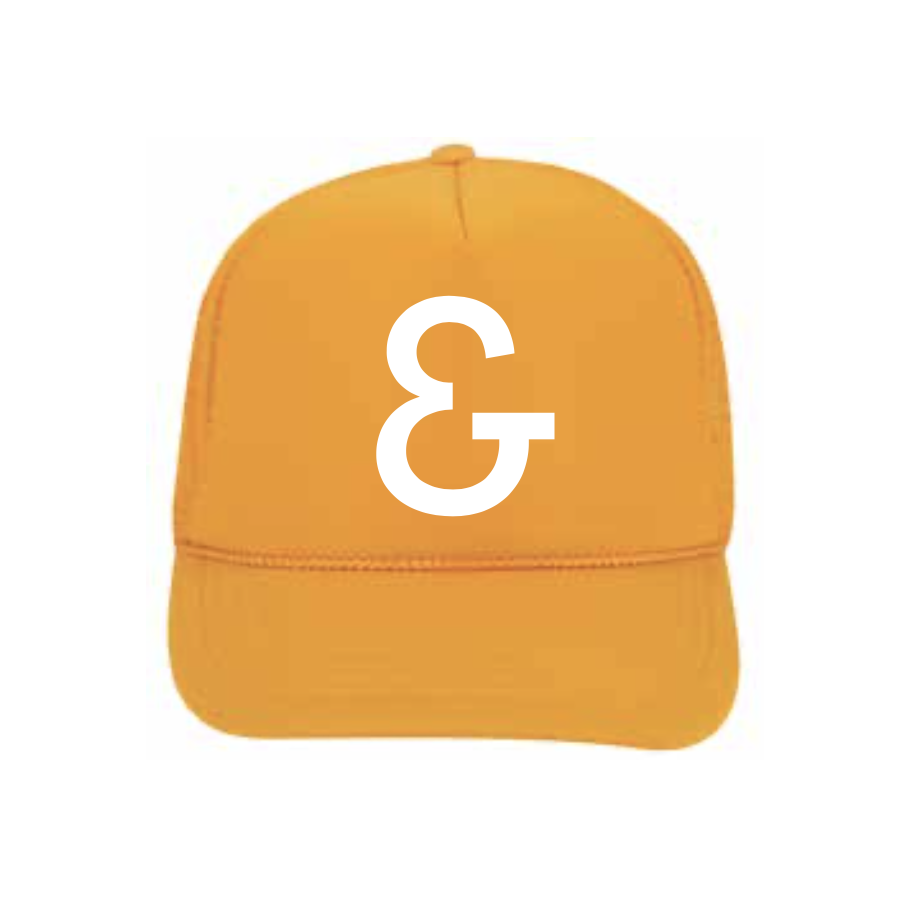 ERIN & CO Kids Trucker Hat - Yellow