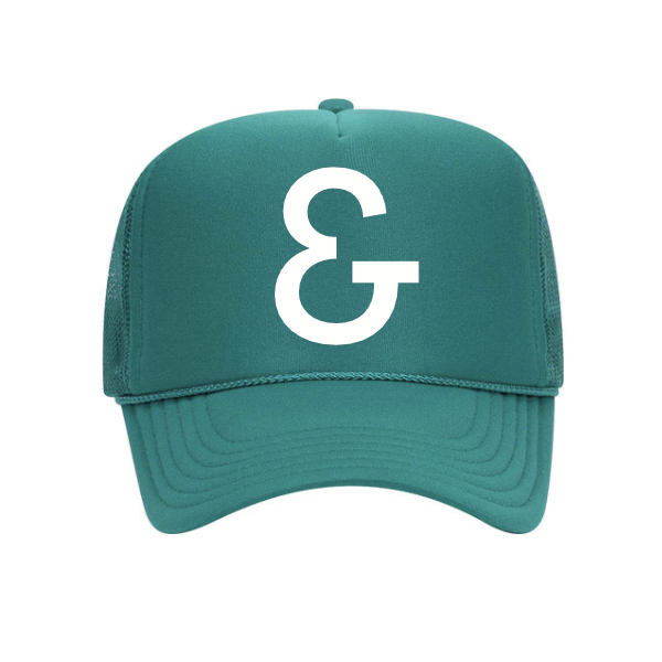 ERIN & CO Kids Trucker Hat - Turquoise