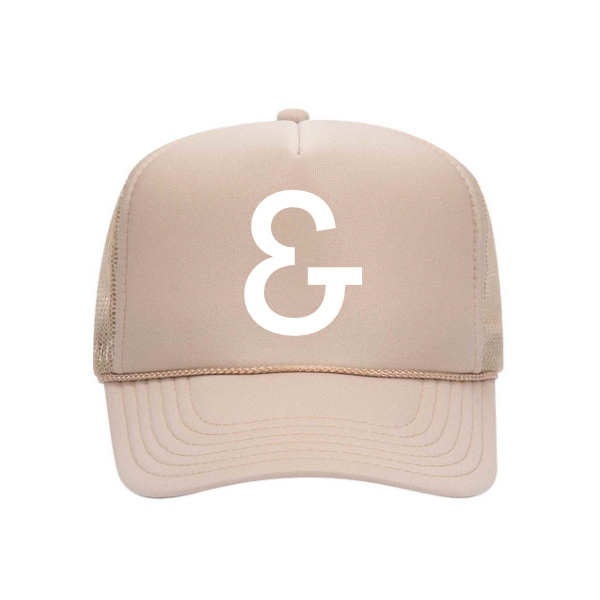 ERIN & CO Trucker Hat - Tan