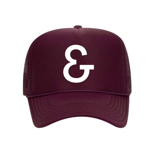ERIN & CO Trucker Hat - Maroon