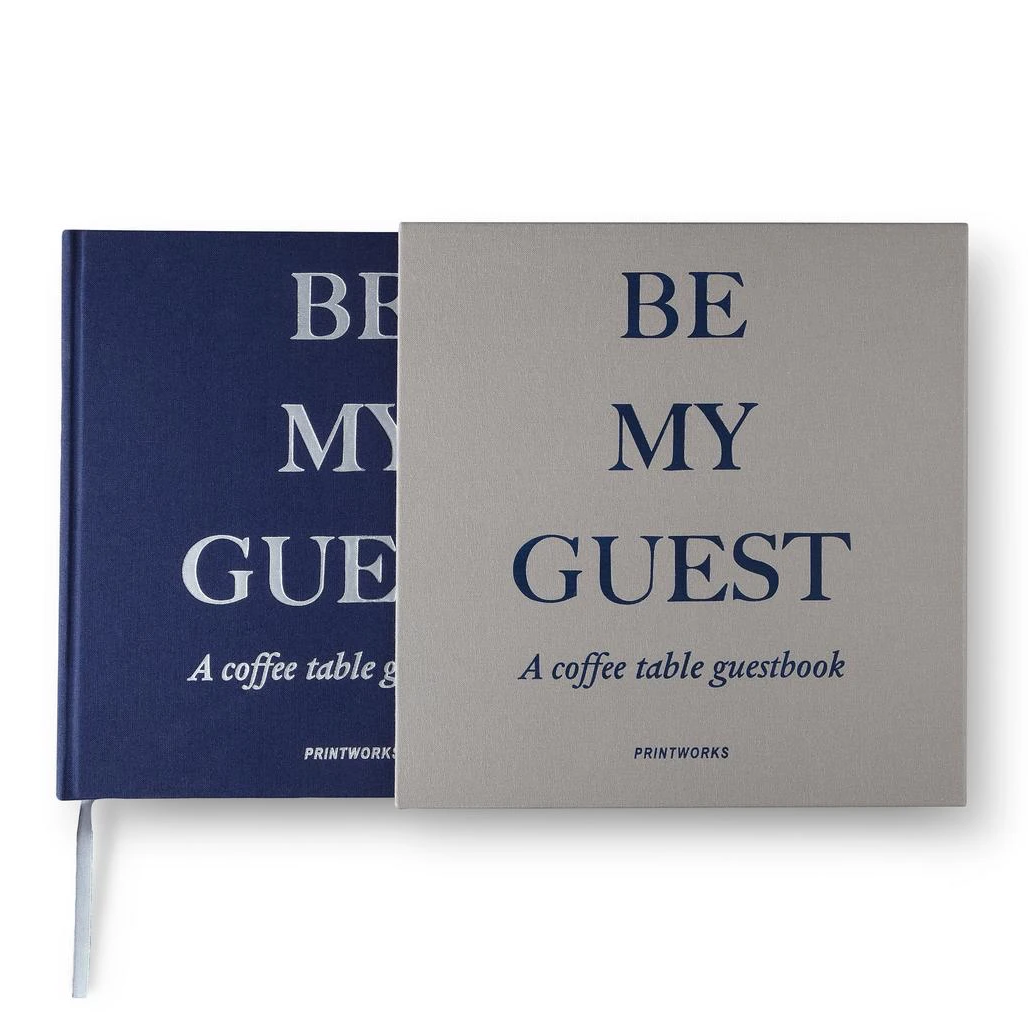 Guest Book - Navy/Gray