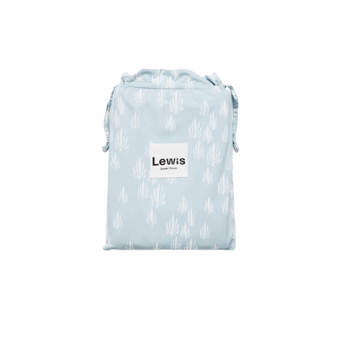 Lewis is Home Twin Duvet Cover - Inverse Seaweed