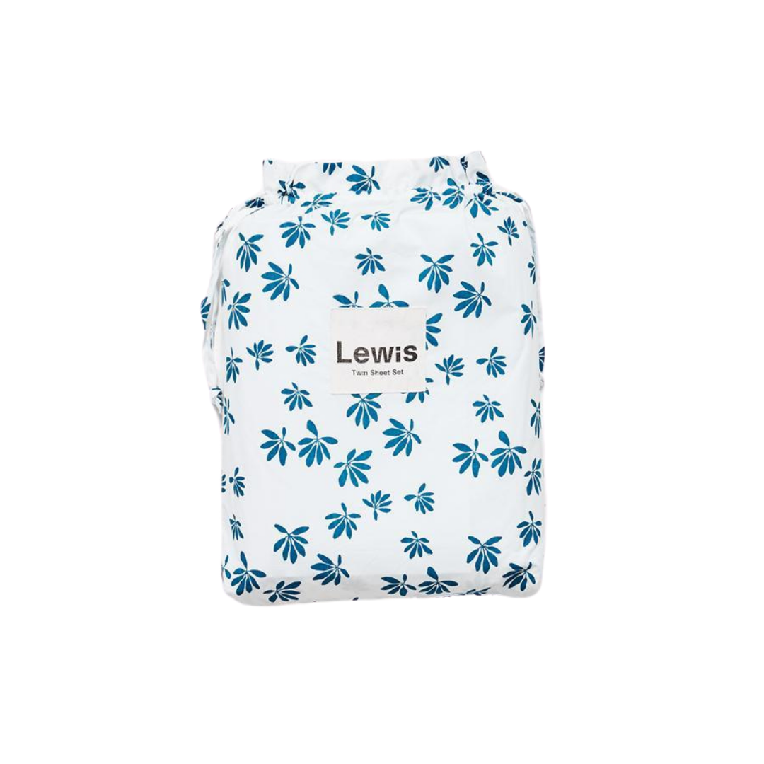 Lewis is Home Twin Sheet Set - Palm